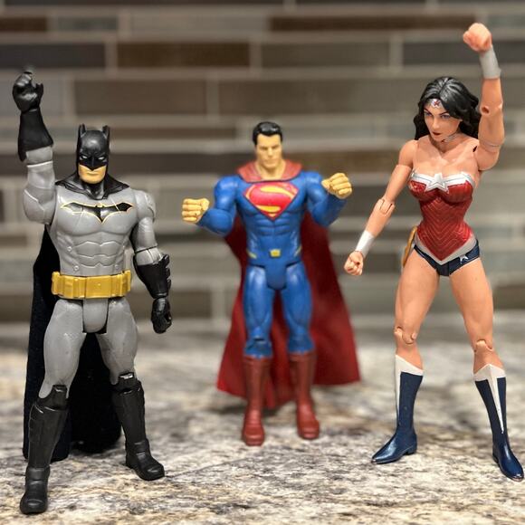 Mattel DC Comics Trinity Wars Batman Wonder Woman Superman action figures - Picture 2 of 8